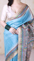 Vasthrlay Printed Unstitched Lavender Ethnic Wear