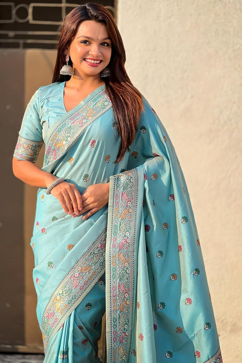 Vasthrlay Kanjivaram Unstitched Blouse Ethnic Wear