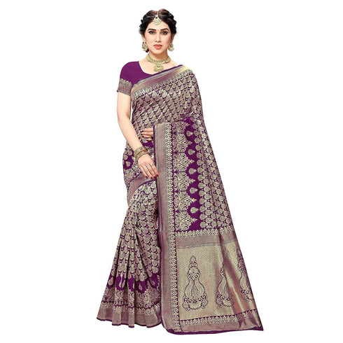 Vasthrlay Banarasi Kanjivaram Material Ethnic Wear