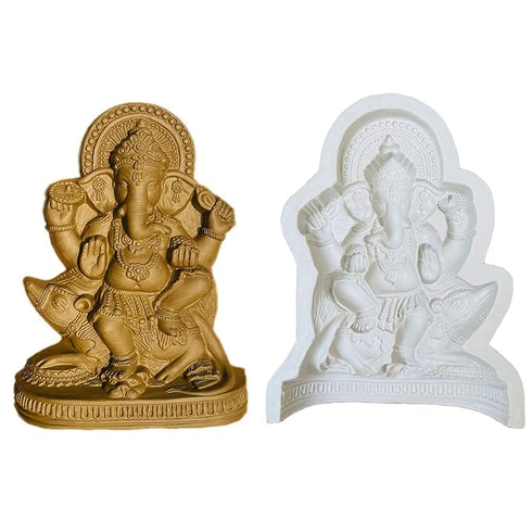Art sculpture Ganesha Idol Making Mold
