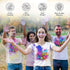 Premium Holi Festival White T-Shirt | Modern Graphic Print