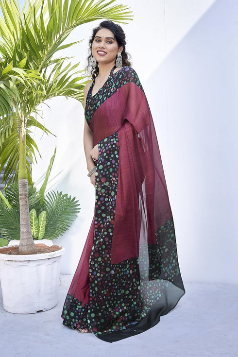 Vasthrlay Fashion Chiffon Printed Ethnic Wear