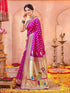 Vasthrlay Weaving Paithani Magenta Saree With Unstitched Blouse Piece
