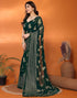 Vasthrlay Georgette Weaving Unstitched Red Saree
