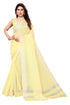 Vasthrlay Gold Unstitched Saree