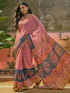 Vasthrlay Weaving Printed Beige Saree