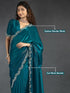 Vasthrlay Georgette Unstitch Morpeach Ethnic Wear