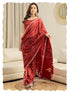 Vasthrlay Bandhani Printed Chiffon Unstitched Ethnic Wear
