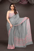 Vasthrlay Fashion Chiffon Abstrect Printed Ethnic Wear