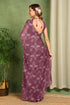 Vasthrlay Fashion Chiffon Printed Red Ethnic Wear