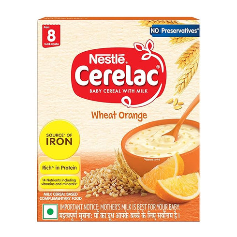 CERELAC Baby Food Cereal | Wheat Orange
