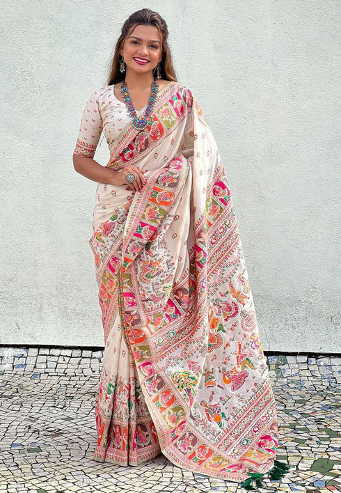 Vasthrlay Kashmiri Minakari Unstitched