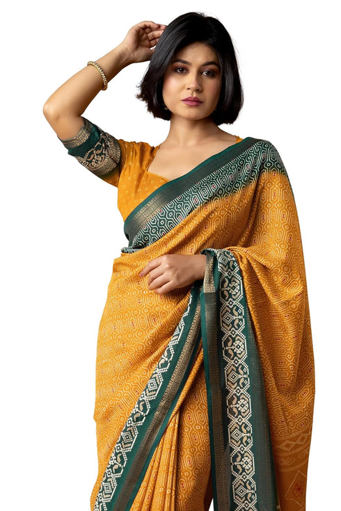 Vasthrlay Fashion Bandhani Printed Ethnic Wear
