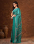 Vasthrlay Womens Printed Unstitched Brown Saree