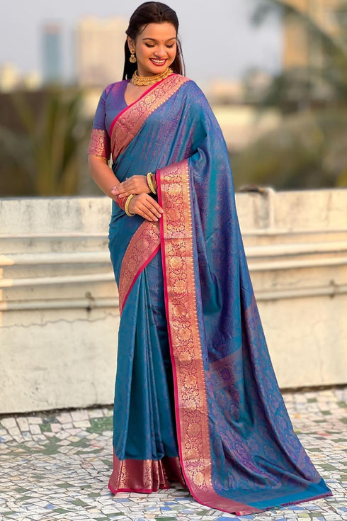 Vasthrlay Kanjivaram Handloom Blouse Ethnic Wear