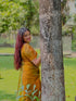 Vasthrlay Boarder Unstitched Chhaavaz Mustard Free Ethnic Wear