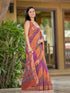 Vasthrlay Chanderi Leheriya Mothra Saree Multicolor