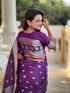 Vasthrlay Elephant Unstitched Saree