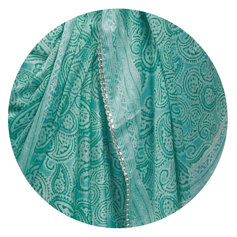 Vasthrlay Fashion Chiffon Paisley Printed Ethnic Wear