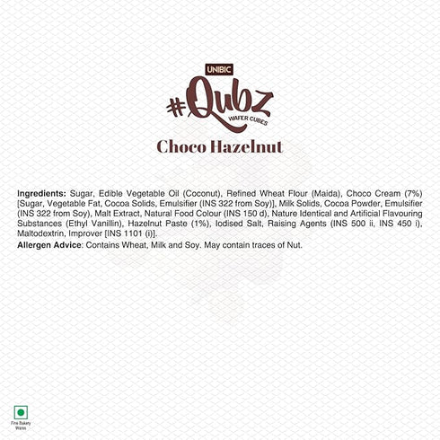 Unibic Wafer Qubz Hazelnut
