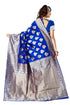 Vasthrlay Royal Blue San Pari Saree