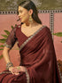 Samah Georgette Bandhani Pink Saree