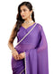 Vasthrlay Maroon Border Unstitched Saree