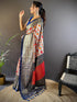 Vasthrlay Chanderi Printed Unstitched Ethnic Wear