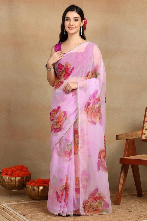 Vasthrlay Fashion Georgette Printed Ethnic Wear