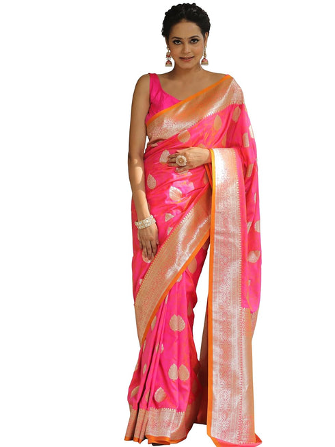 Vasthrlay Saree Kanjivaram Silk Pari Gold
