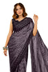 Vasthrlay Fashion Chiffon Georgette Teal Ethnic Wear