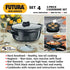 Hawkins Futura 3 Pieces Cookware Set 4 - Hard Anodised Tava