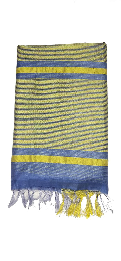 Vasthrlay Handloom Krafted Saree Blouse Attached