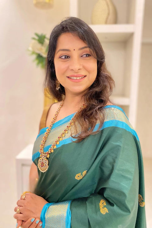 Vasthrlay Kanjivaram Lichi Blouse Ethnic Wear