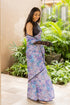 Vasthrlay Fashion Georgette Off Multicolor Ethnic Wear
