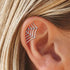 Spider Earrings for Women Spider Web Hidden Helix Screw Back Earrings