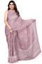 Vasthrlay Fashion Chiffon Printed Grey Ethnic Wear