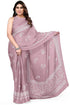 Vasthrlay Fashion Chiffon Printed Grey Ethnic Wear