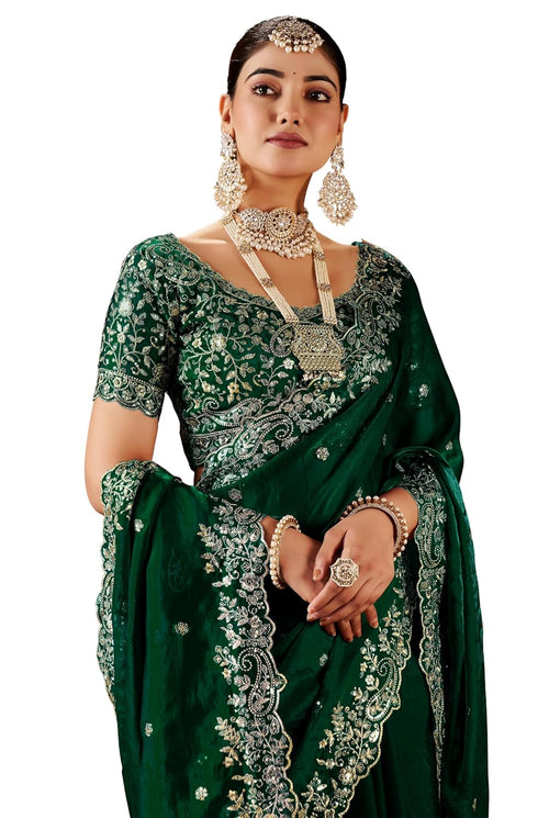 Vasthrlay Embroidered Traditional Embellished Applique Bollywood