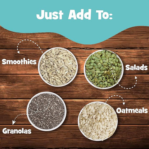 Nourish You Raw Mixed Seeds Combo Pack of 4