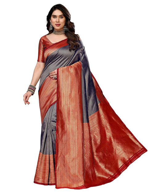 Vasthrlay Banarasi Kanjivaram Az Ys Og Yukti Yellow Ethnic Wear