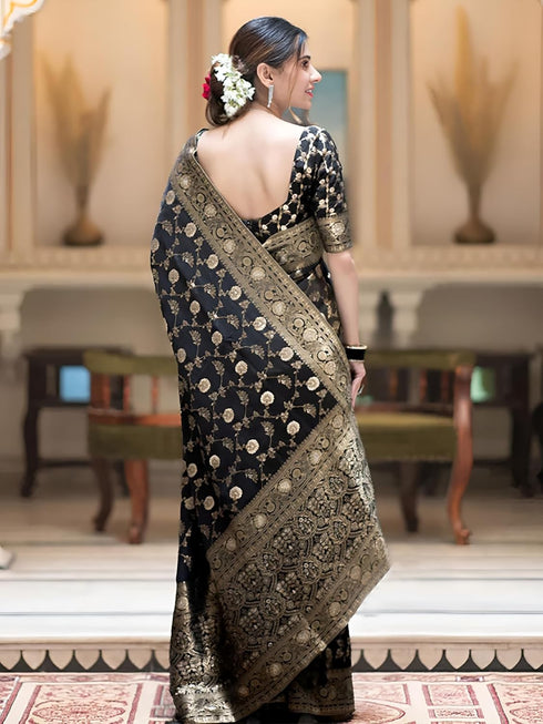 Vasthrlay Kanjivaram Banarasi Wedding Sari Az Ys Shayani Saree