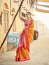 Vasthrlay Kanjivaram Banarasi Festival Unstitched Saree