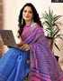 Vasthrlay Womens Printed Unstitched Dark Green Saree