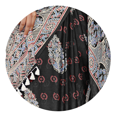 Vasthrlay Fashion Chiffon Printed Lightweight Ethnic Wear