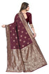 Vasthrlay Maroon Kanchipuram Ethnic Wear