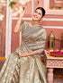 Vasthrlay Banarasi Weaving Peach Saree