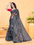VasthrlayOrganza Printed Unstitched Rani Free Ethnic Wear
