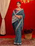 Vasthrlay Georgette Embroidery Coral Saree