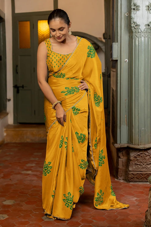 Vasthrlay Fashion Chiffon Printed Ethnic Wear